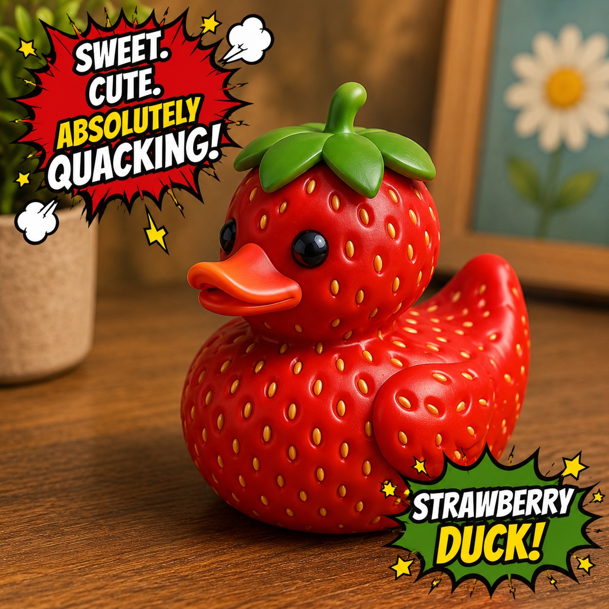 Strawberry Duck novelty collectible